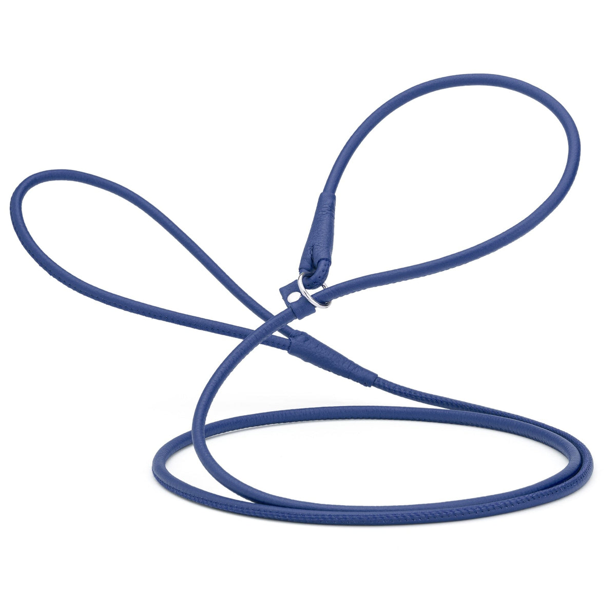 Dogline Soft Leather Round Slip Dog Lead for Dogs