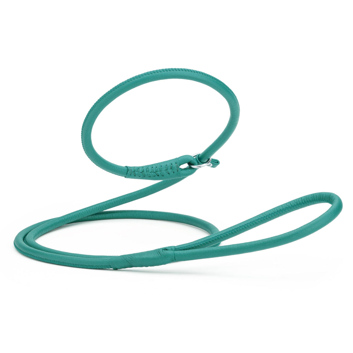 Dogline Soft Leather Round Slip Dog Lead for Dogs