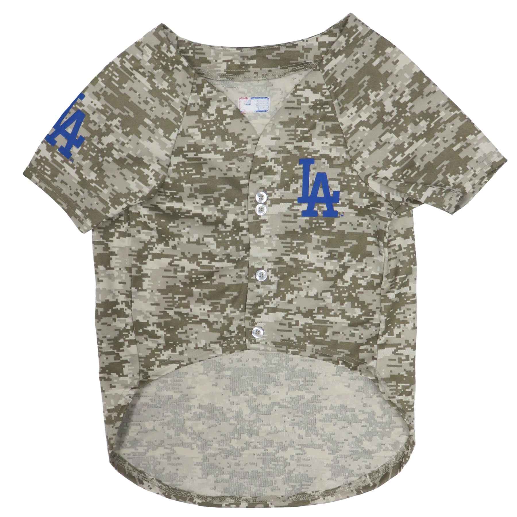 MLB Los Angeles Dodgers Camo Mesh Pet Jersey