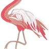Extra Large Flamingo - Patch
