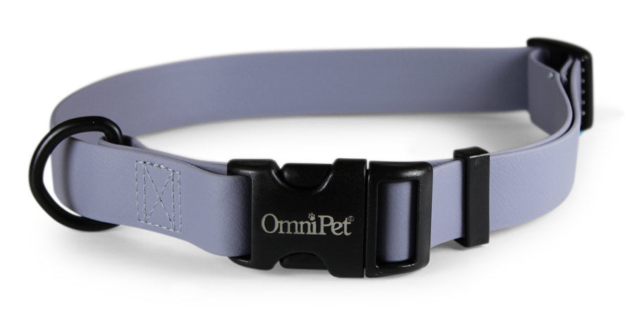 Grey Carnival Biothane Dog Collar / Lead