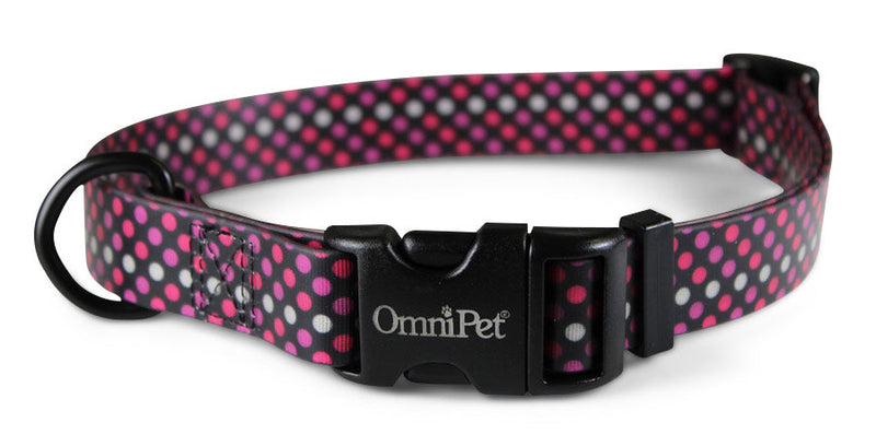 Polka Neon Attitudz Biothane Dog Collar / Lead