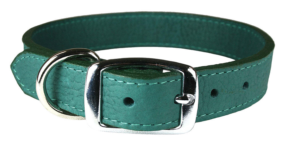 Jade Luxe Leather Dog Collar / Lead