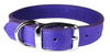 Violet Luxe Leather Dog Collar / Lead