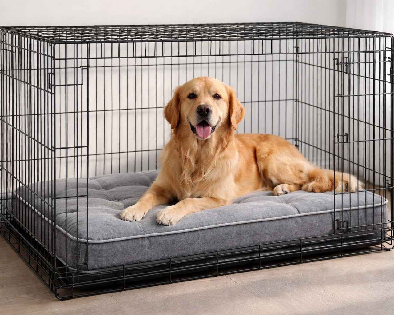 Bowsers Luxury Dog Crate Mattress - Supportive Crate and Travel Cushioning