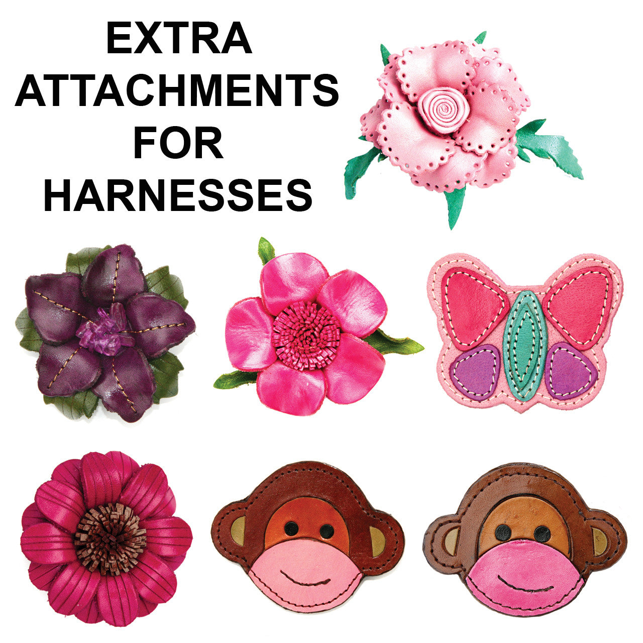 Attachments for Leather Harnesses