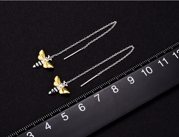 Bee Threader Earrings