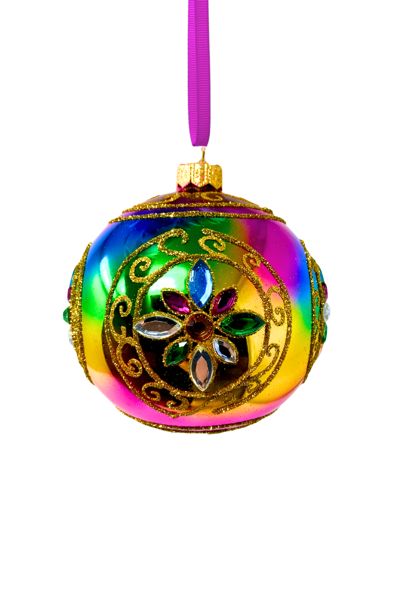 Lightbeam Handblown Glass Bauble