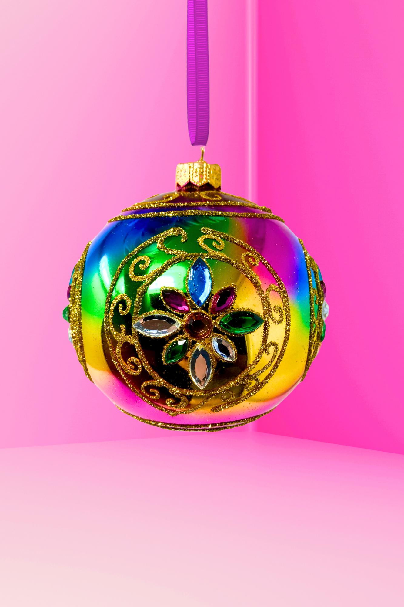 Lightbeam Handblown Glass Bauble
