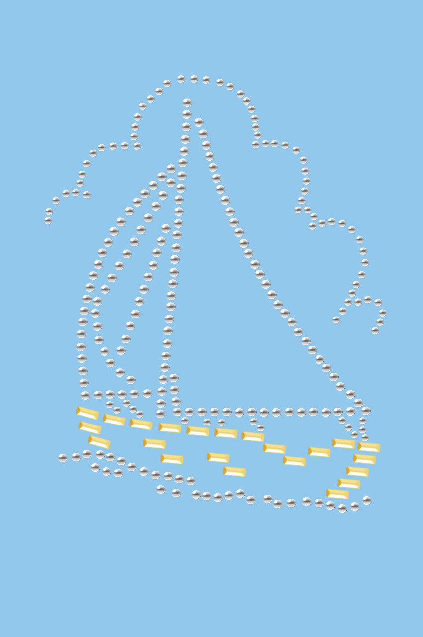 Sailboat (Nailhead) - Womens T-shirt