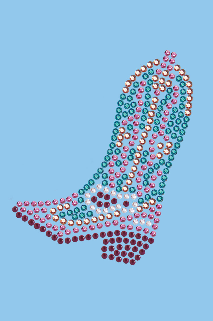 Boot (Pink & Turquoise) - bandana