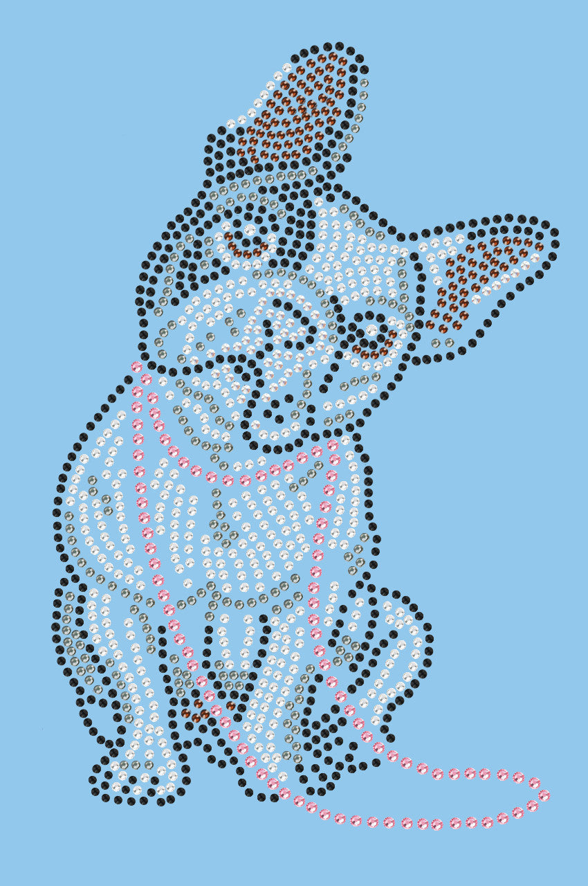 French Bull Dog with Necklace - Womens Tee