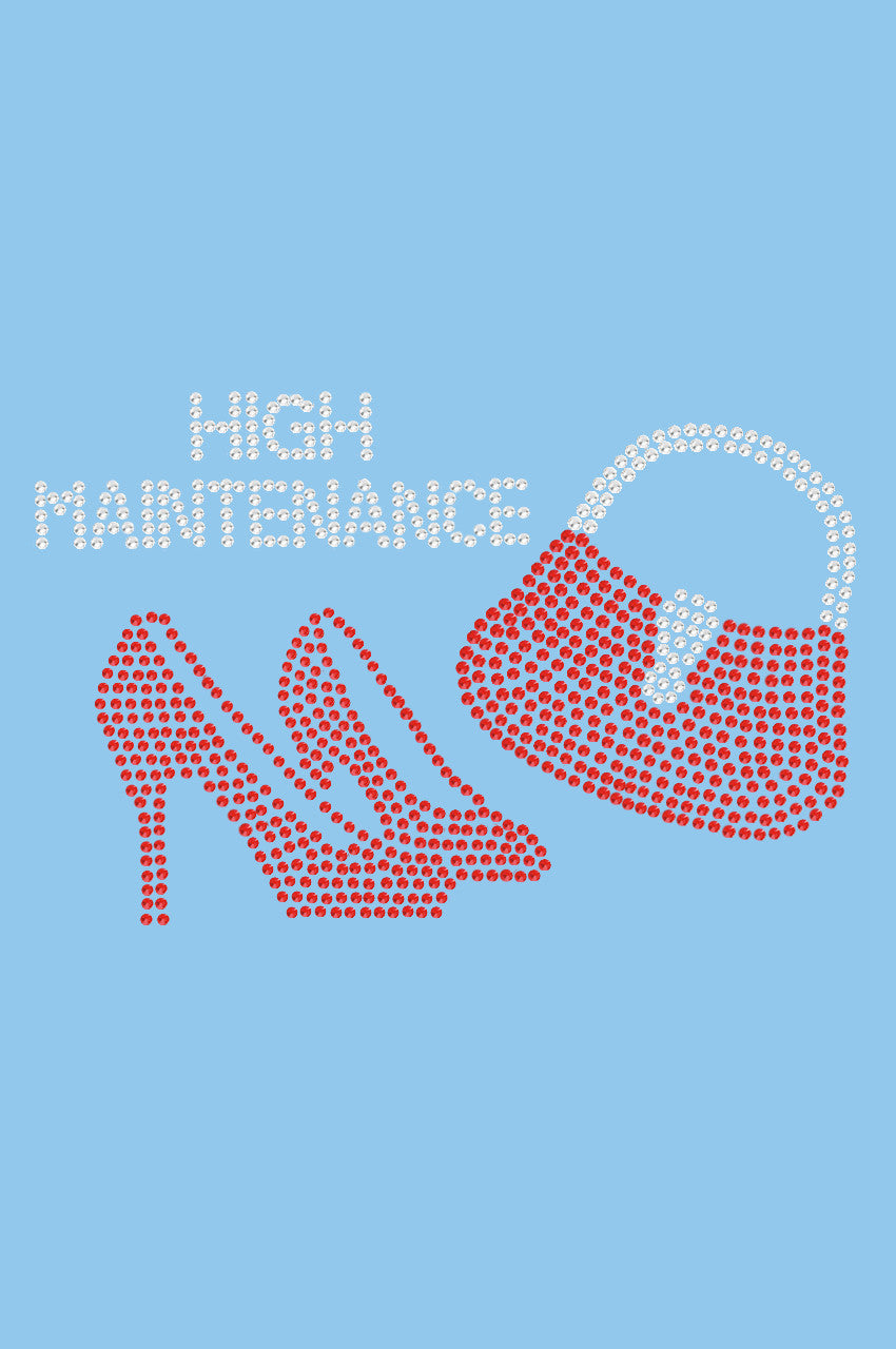 High Maintenance Red Heels & Purse - Womens T-shirt