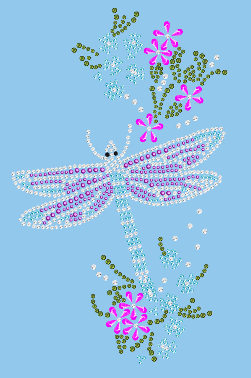 Dragonfly with Flowers - Custom Tutu