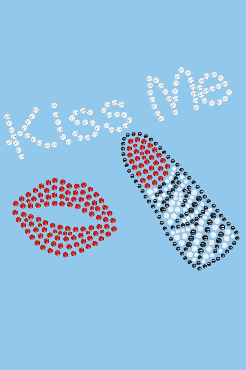 Kiss Me with Lips and Lipstick - Bandanna