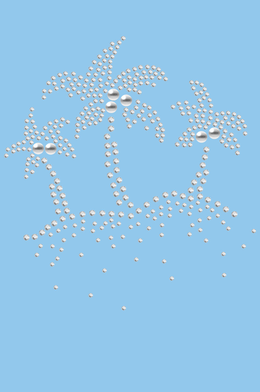 Palm Trees (Silver) - Bandanna