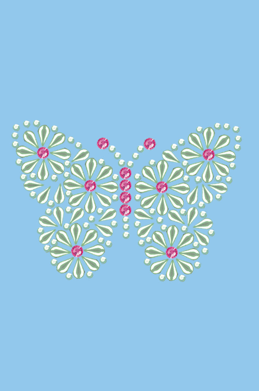 Green Nailhead Butterfly - Women's T-shirt