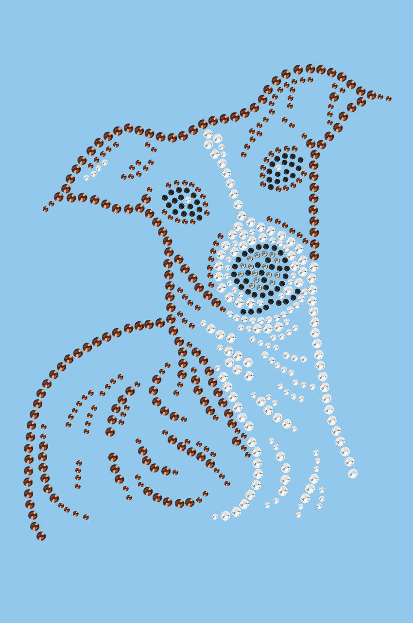 Italian Greyhound Face - bandana