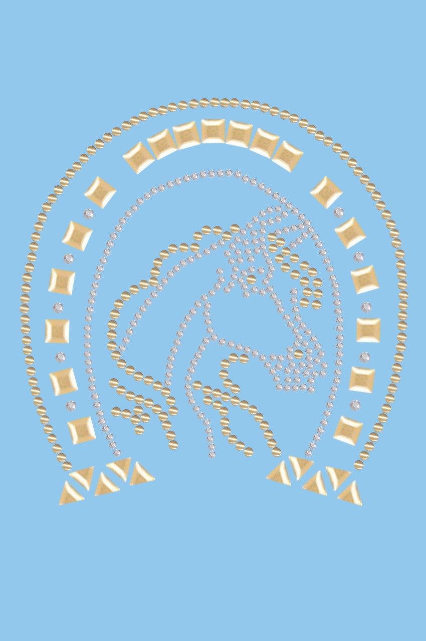 Horse Shoe - Womens T-shirt