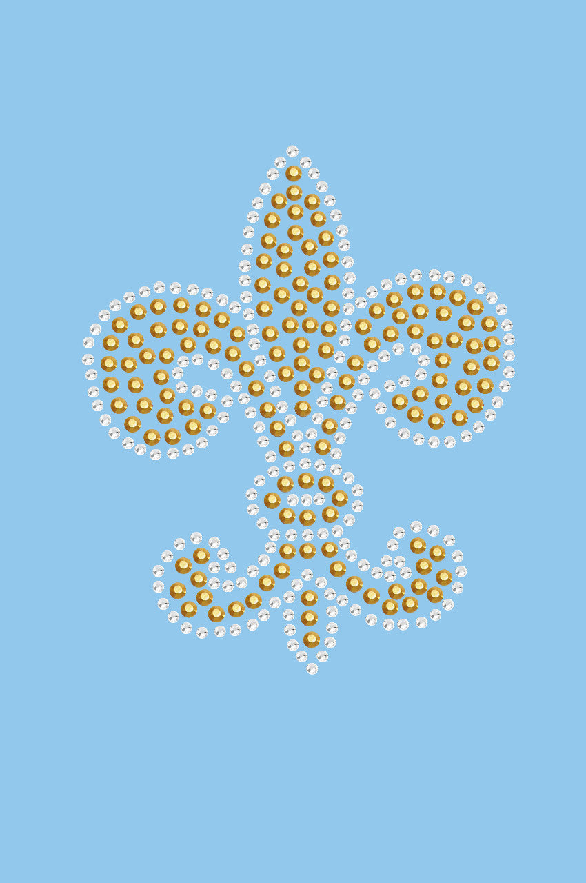 Fleur de Lis (Gold Rhinestuds) - Women's T-shirt