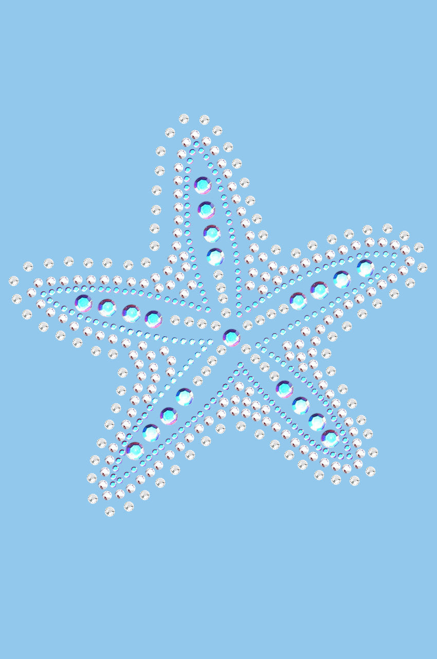 Iridescent AB Starfish - Bandanna