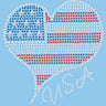 Patriotic American Heart 3 - Women's T-shirt