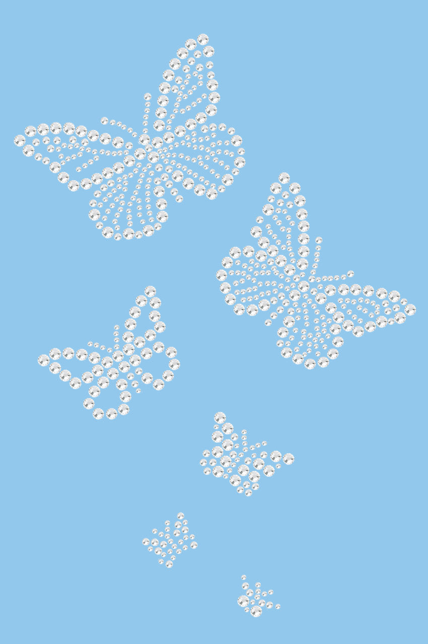 Rhinestone Butterflies - Womens T-shirt