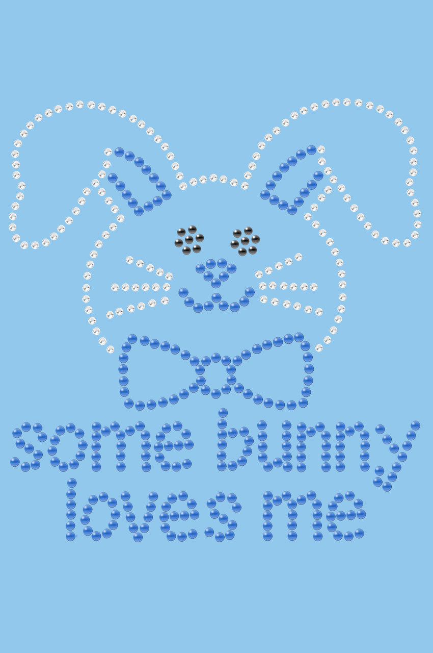 Some Bunny Loves Me (Blue) - Bandanna