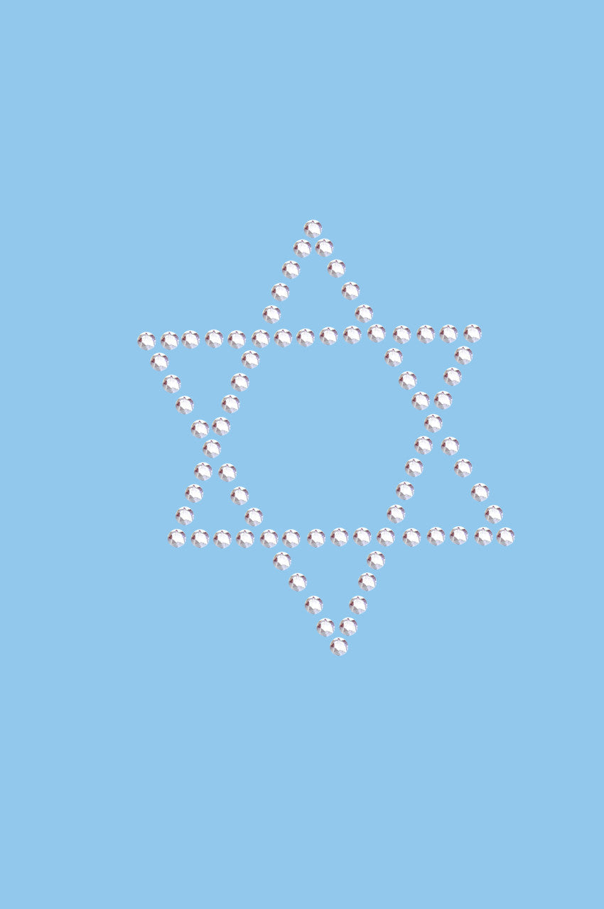 Star of David - Small (Rhinestud) - Womens T-shirt