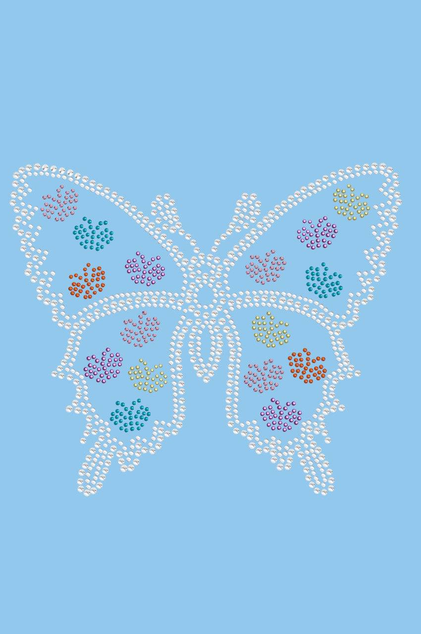 Butterfly with more Butterflies - Womens Tee