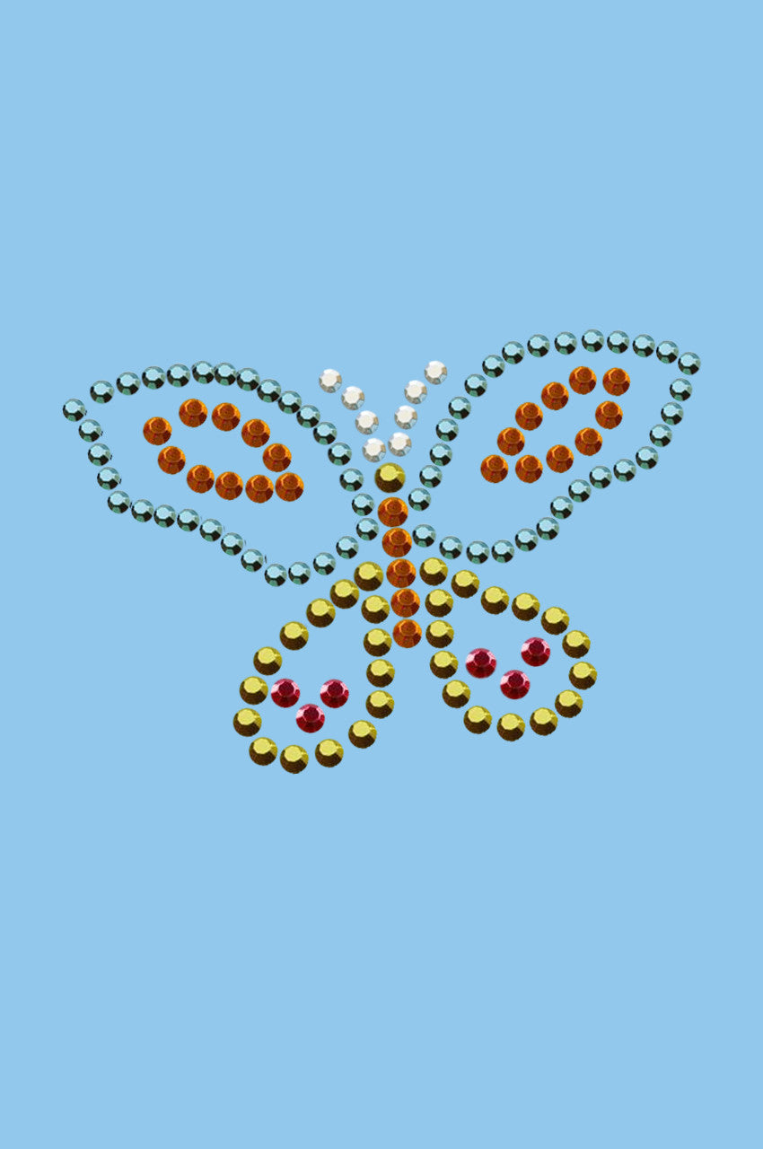 Multicolor Butterfly - Womens T-shirt