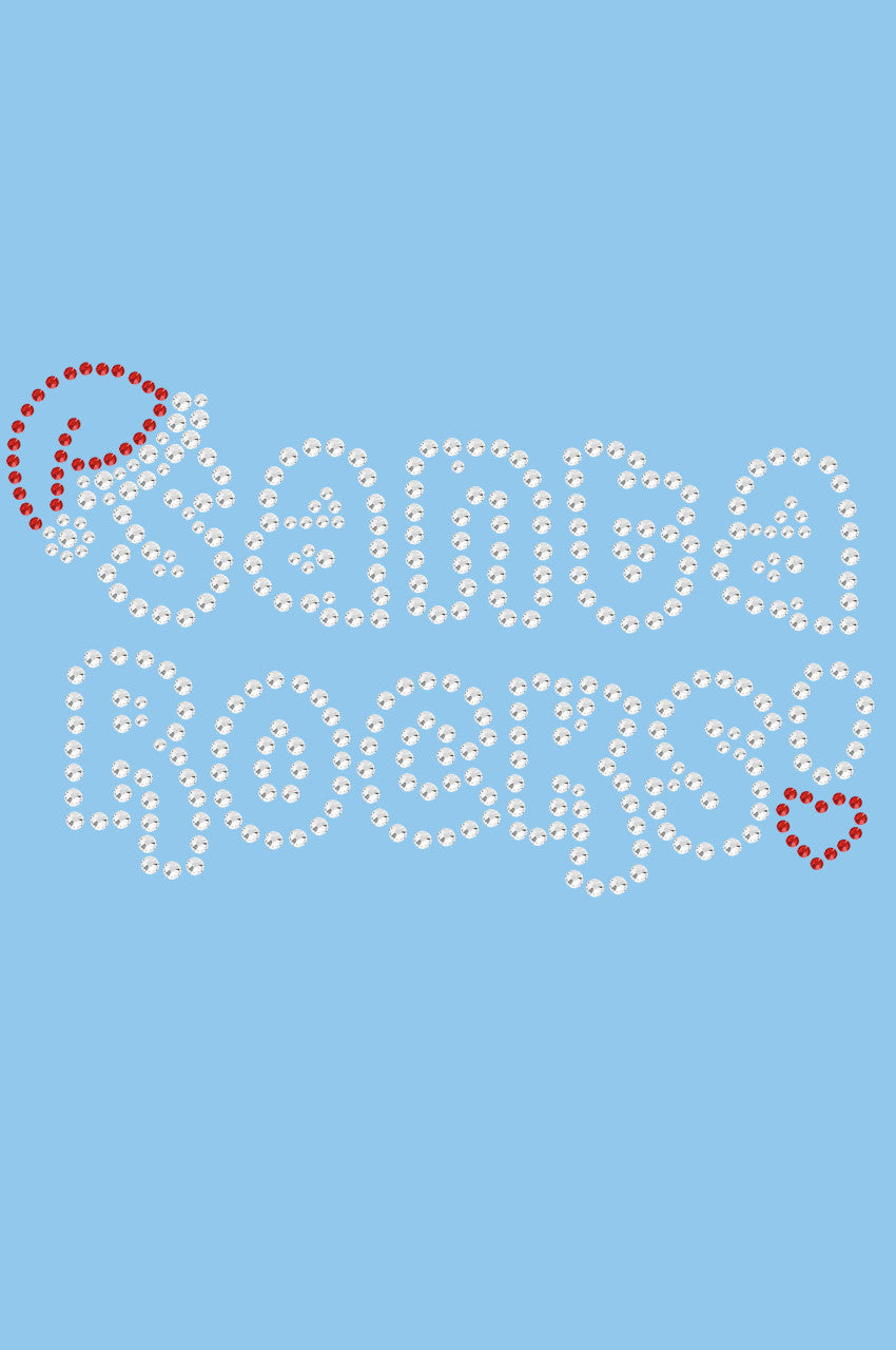 Santa Rocks - Womens T-shirt