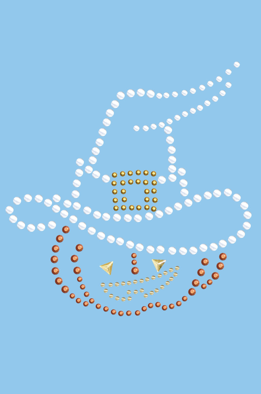 Pumpkin with Witch Hat - Women's T-shirt