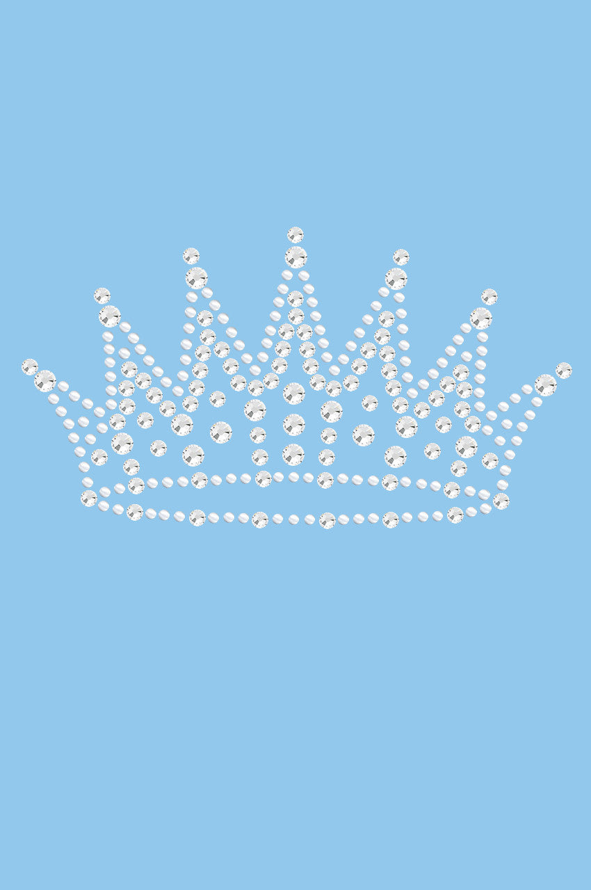 Crown 1 (Austrian crystal Rhinestones) - Womens T-shirt