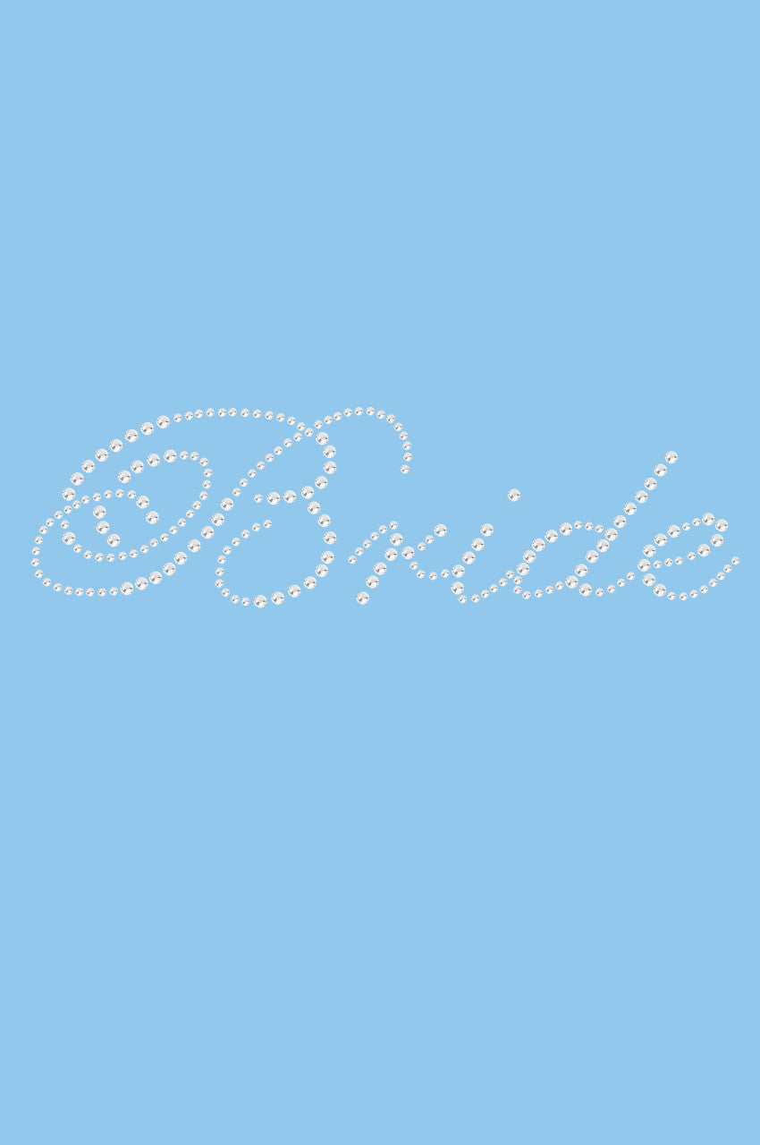 Bride (Script Letters)- Womens T-shirt