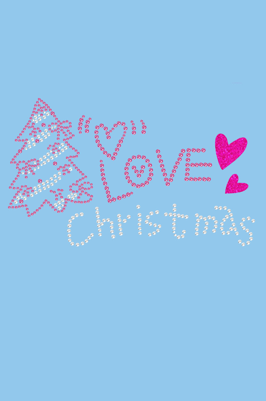 Love Pink Christmas - Womens T-shirt