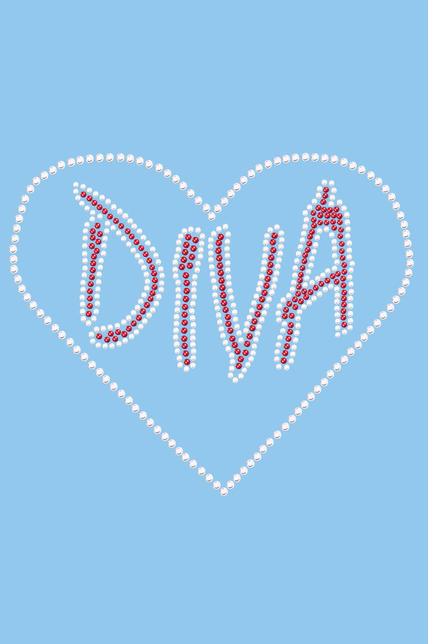 Diva Heart - Womens T-shirt
