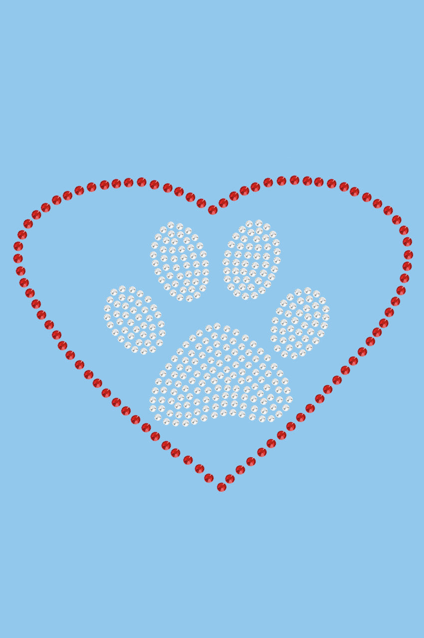 Heart with Paw - Women's T-shirt