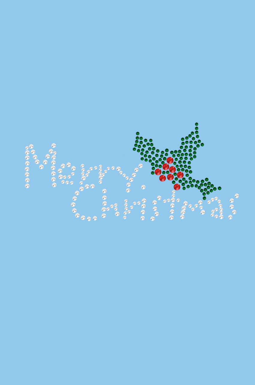 Merry Christmas with Holly - Womens Tee