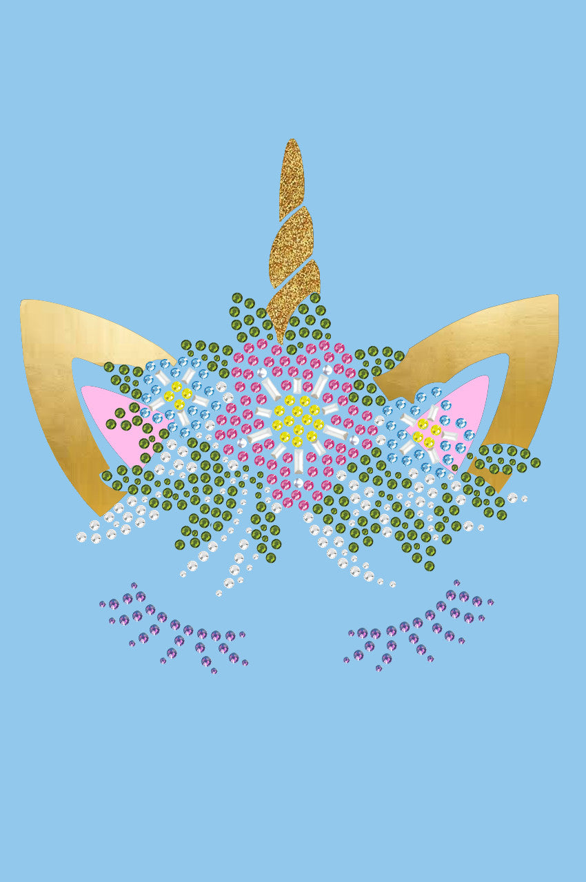 Unicorn with Flowers - Womens Tee