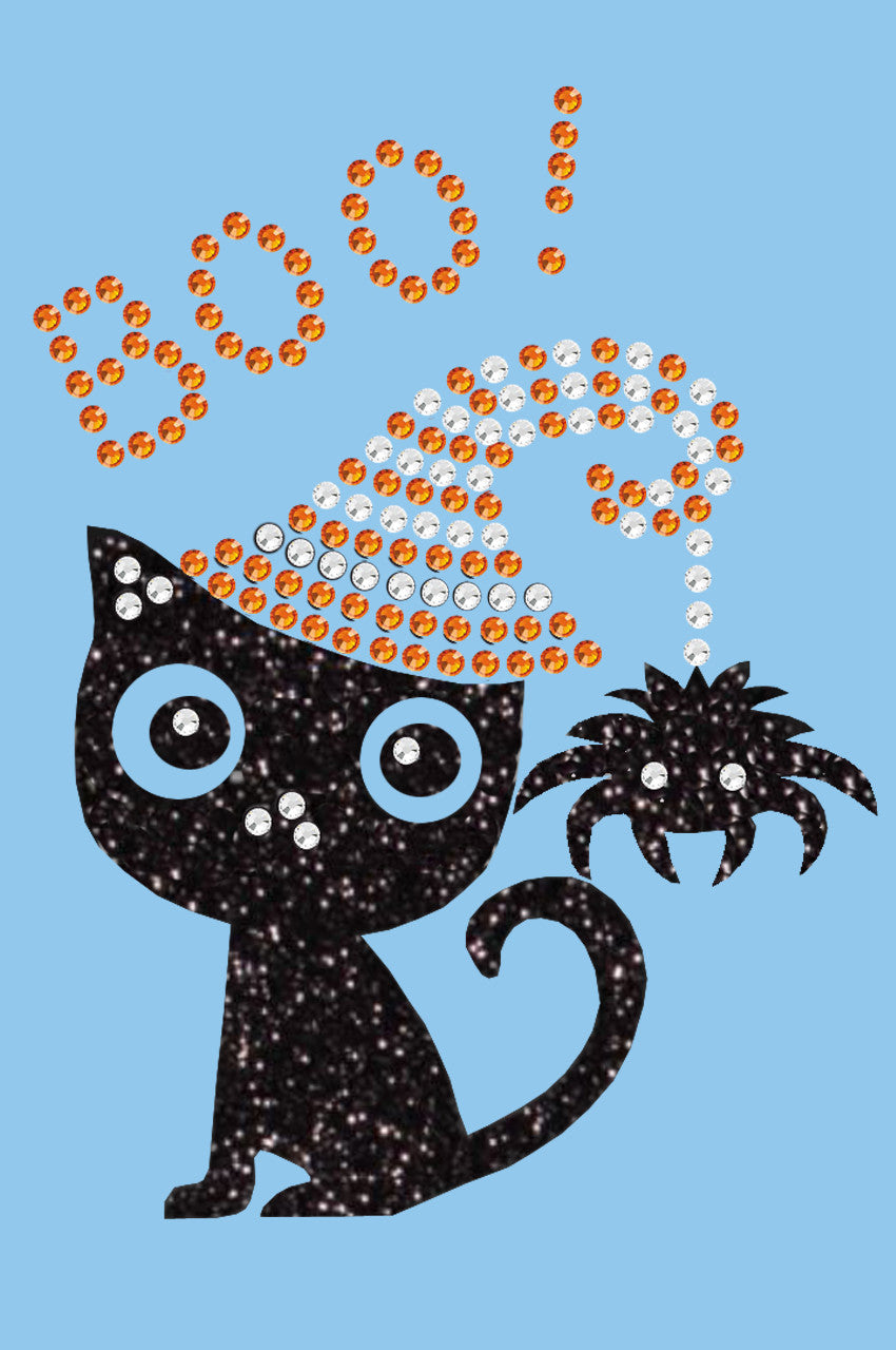 Cat with Spider Hat - Womens T-shirt