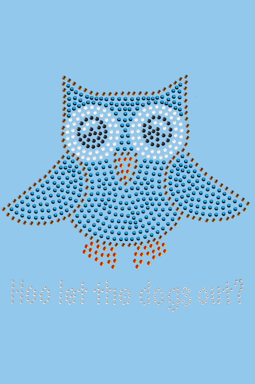 Blue Owl with Hoo Let the Dogs Out? - Custom Tutu