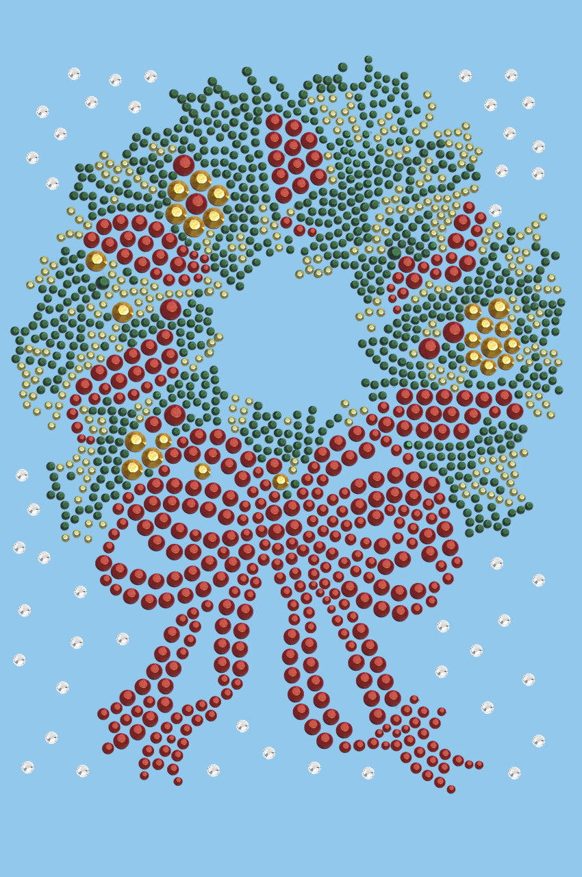 Christmas Wreath - Womens T-shirt