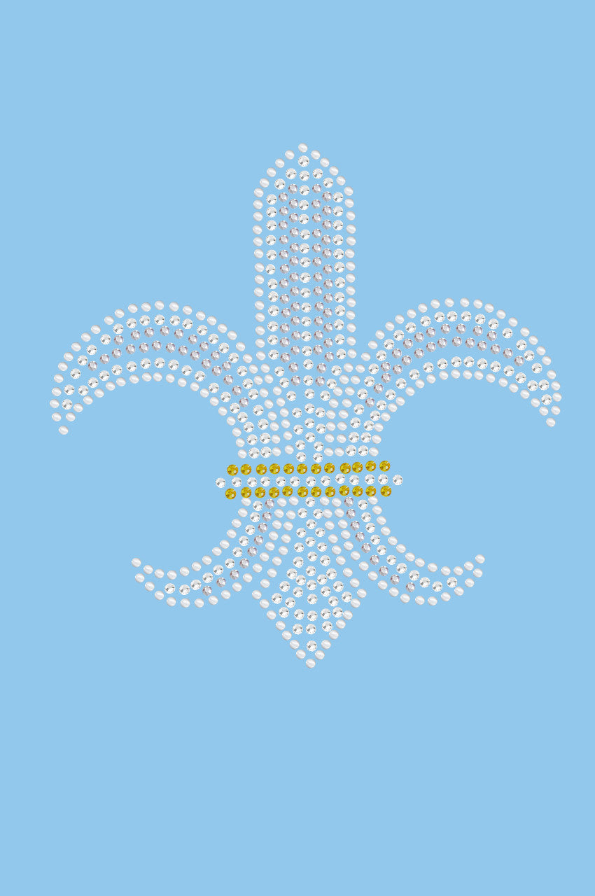 Fleur de Lis (Rhinestones & Nailheads) - Bandanna