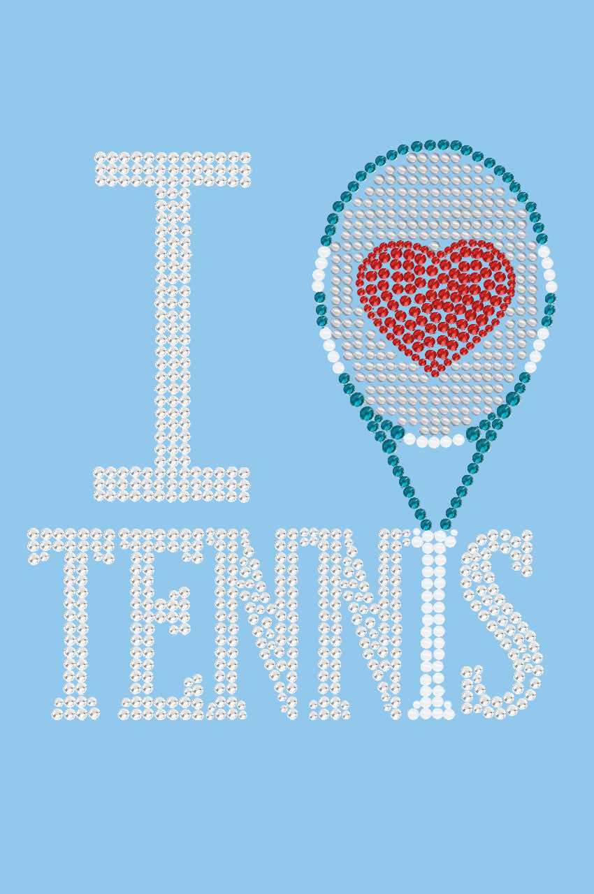 I Love Tennis - Womens Tee