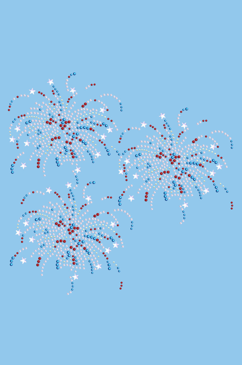 FIreworks (Cluster of Three) - Womens T-shirt