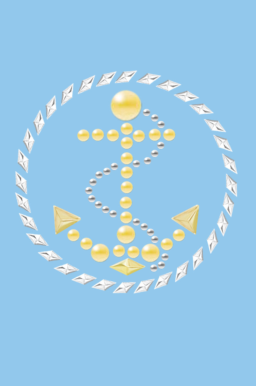 Anchor Circle (Nailhead) - Bandanna