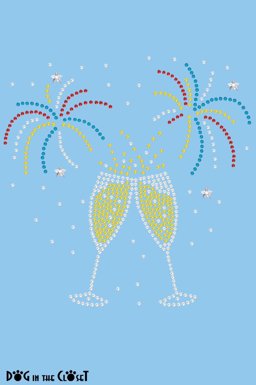 Happy New Year Drink & Fireworks - Bandanna