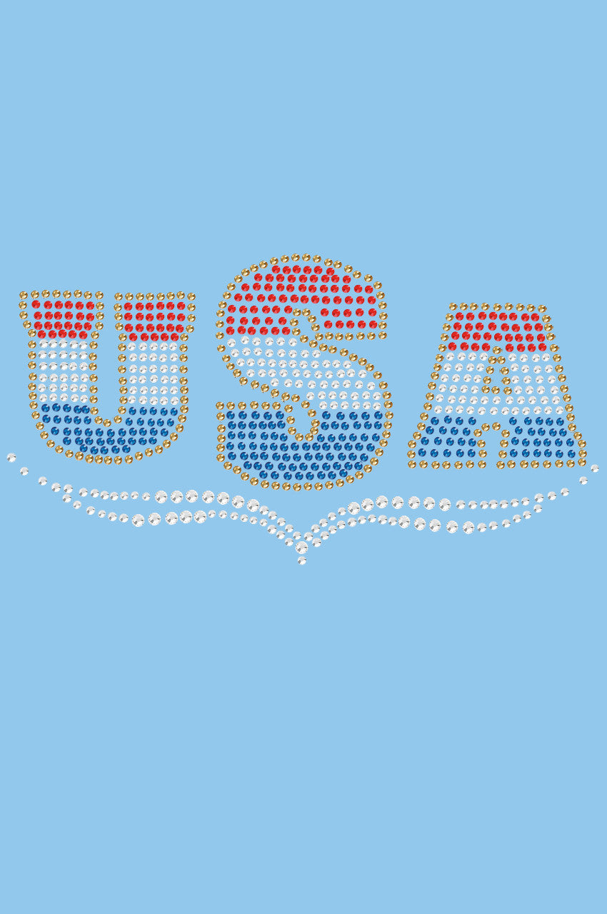 USA (Tricolor) - Womens T-shirt