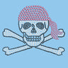 Skull with Pink Bandanna - Women's T-shirt